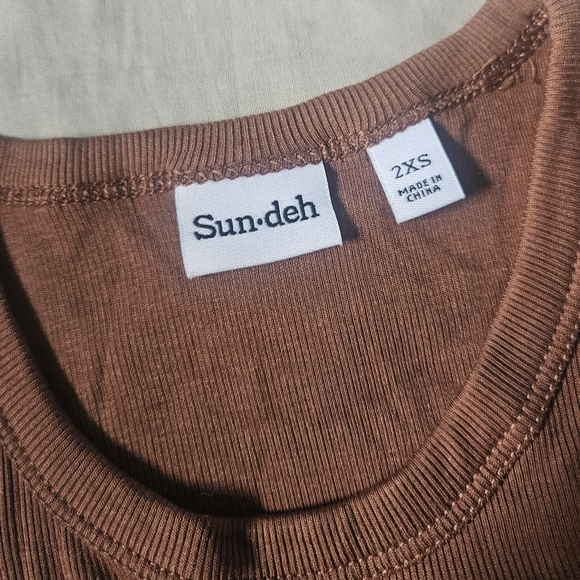 SUNDAY BEST Set of 2 Honor Hip Long Plein Air Epicurean Brown XXS NWT Aritzia - Picture 5 of 15